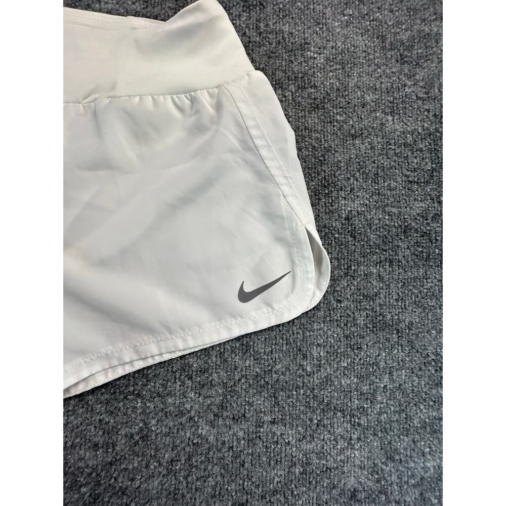 Nike Dri-FIT Tempo Running Shorts Women's Small White Athletic Workout Gym - Picture 3 of 5